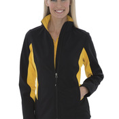 COAL HARBOUR® EVERYDAY COLOUR BLOCK WATER REPELLENT SOFT SHELL LADIES' JACKET